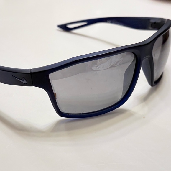 BADASS Nike Legend Sunglasses in Obsidian Blue Frames & Ocean Fog Gray Lenses - Picture 6 of 12